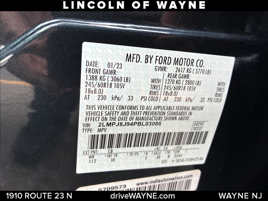 2023 Lincoln Nautilus Standard