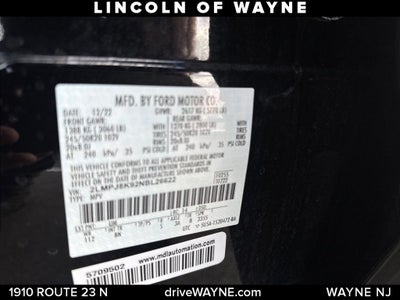 2022 Lincoln Nautilus Reserve