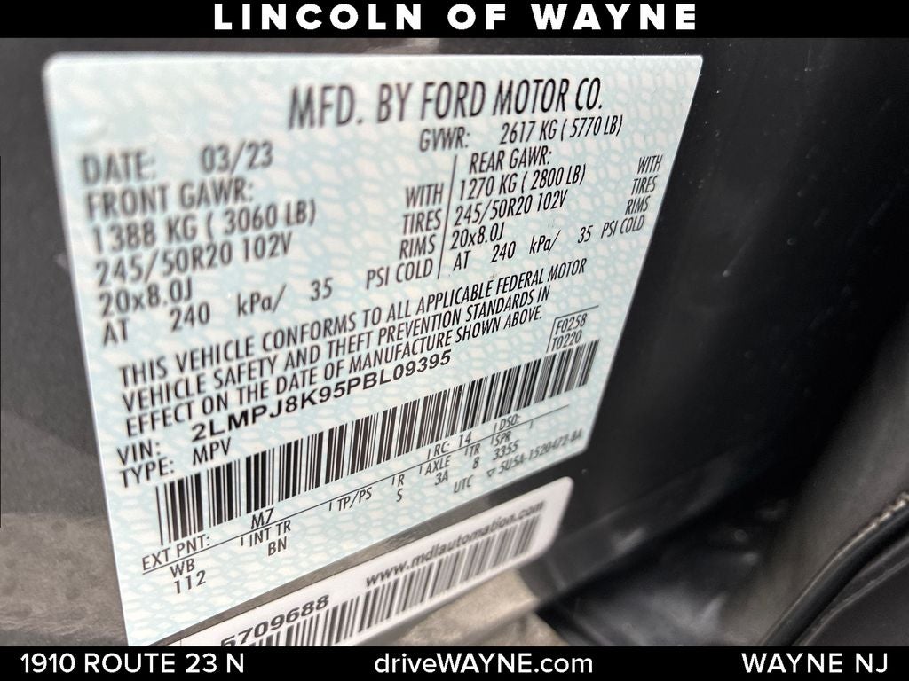 2023 Lincoln Nautilus Reserve