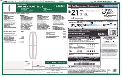 2022 Lincoln Nautilus Reserve