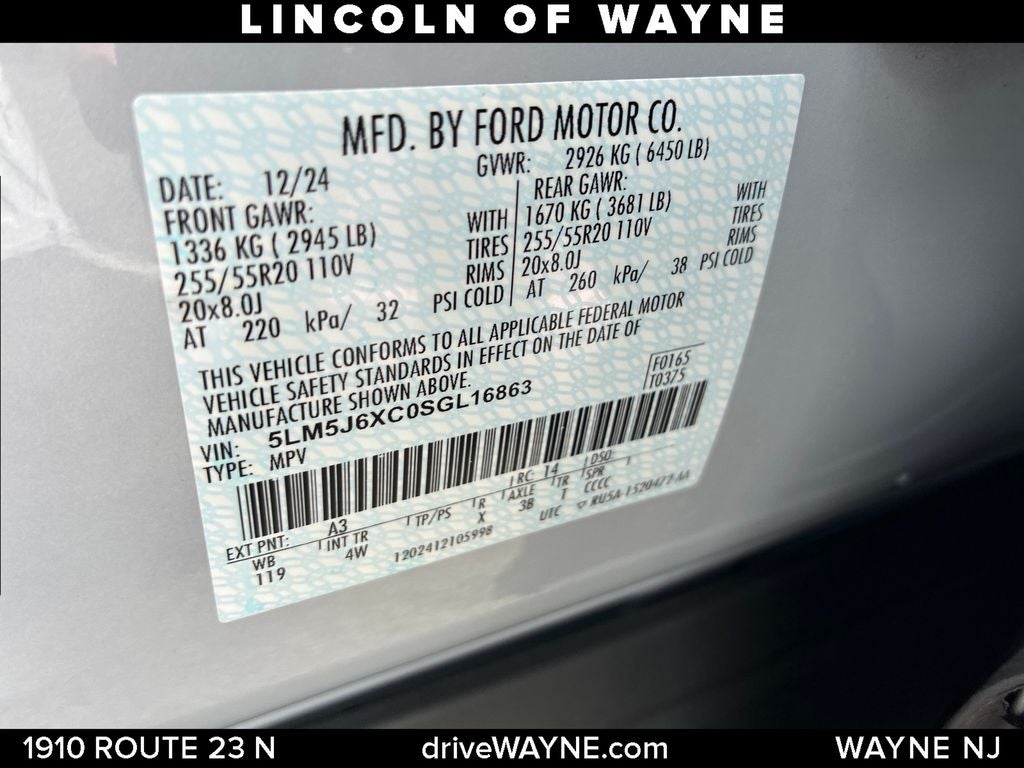 2025 Lincoln Aviator Premiere Premium