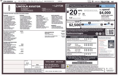 2026 Lincoln Aviator Reserve Premium