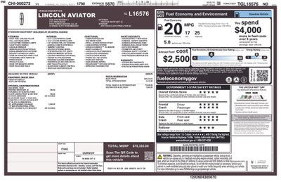 2026 Lincoln Aviator Reserve Premium