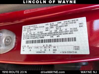 2023 Lincoln Corsair Standard