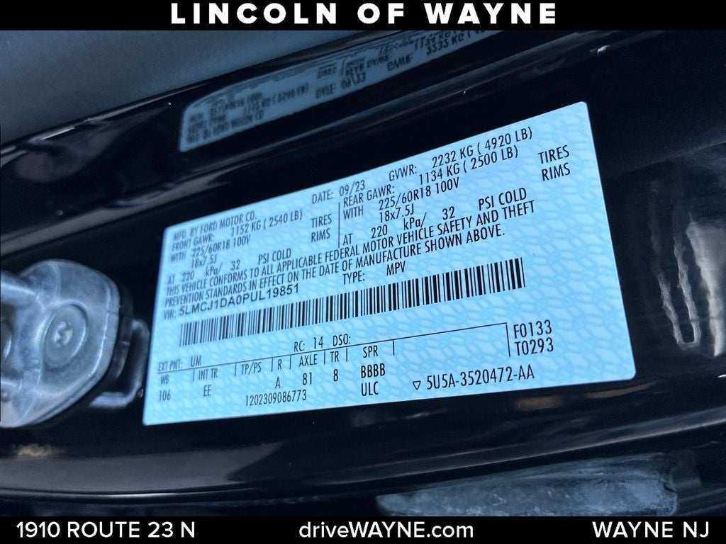 2023 Lincoln Corsair Standard