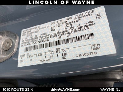 2023 Lincoln Corsair Standard