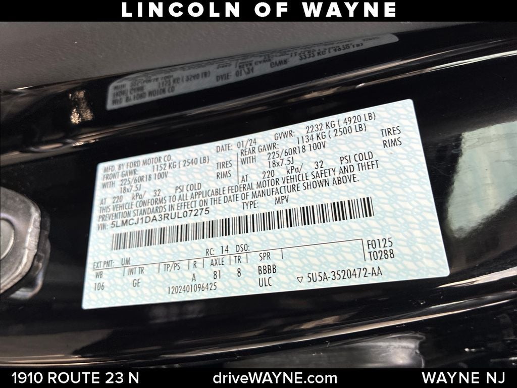 2024 Lincoln Corsair Premiere