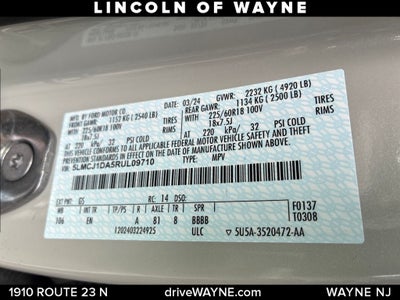2024 Lincoln Corsair Premiere