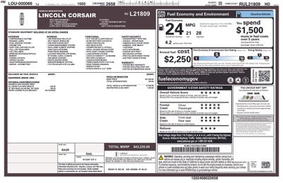 2024 Lincoln Corsair Premiere