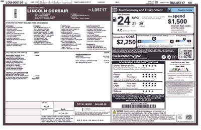 2024 Lincoln Corsair Premiere