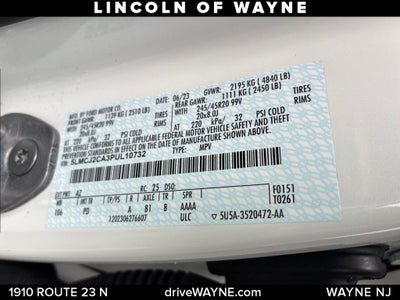2023 Lincoln Corsair Reserve