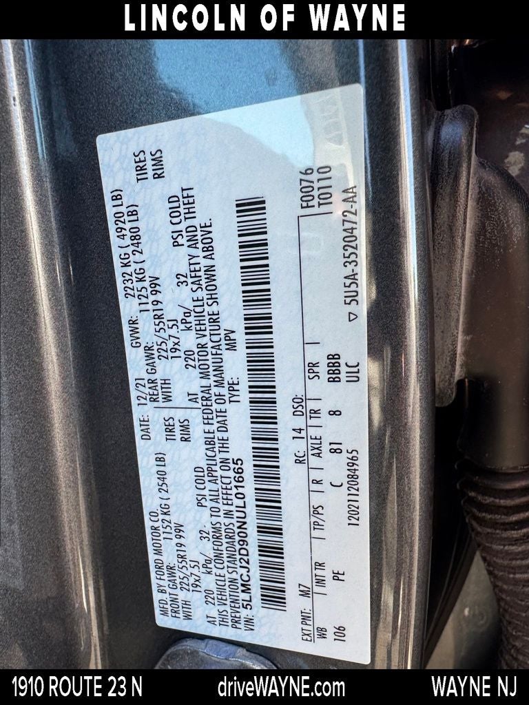 2022 Lincoln Corsair Reserve