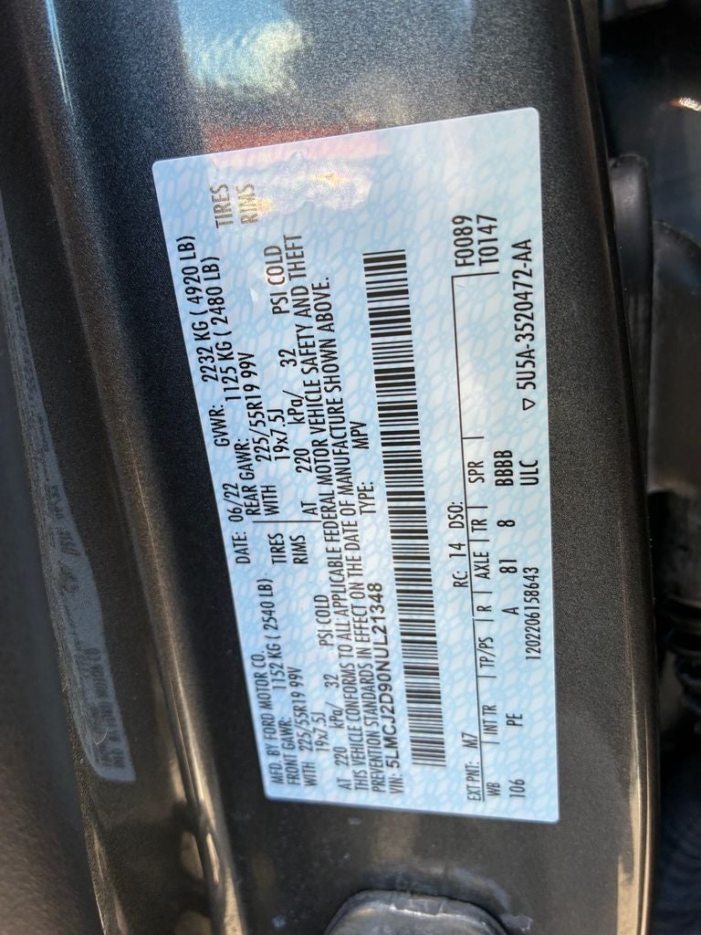 2022 Lincoln Corsair Reserve