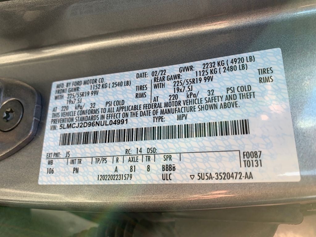 2022 Lincoln Corsair Reserve