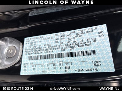 2022 Lincoln Corsair Reserve