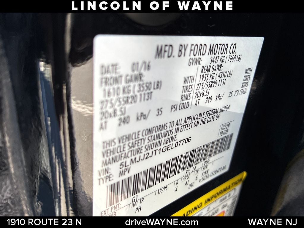 2016 Lincoln Navigator Select