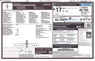2027 Lincoln Navigator Black Label