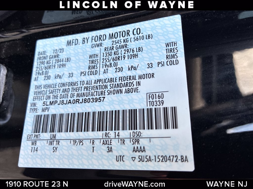 2024 Lincoln Nautilus Premiere