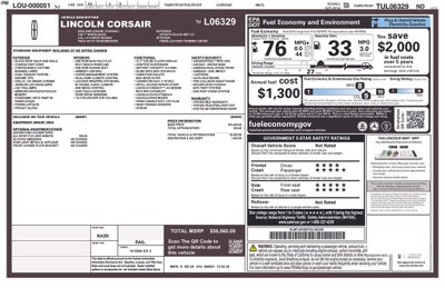 2026 Lincoln Corsair Plug-In Hybrid Grand Touring