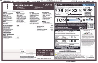 2026 Lincoln Corsair Plug-In Hybrid Grand Touring