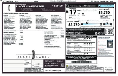 2027 Lincoln Navigator Black Label