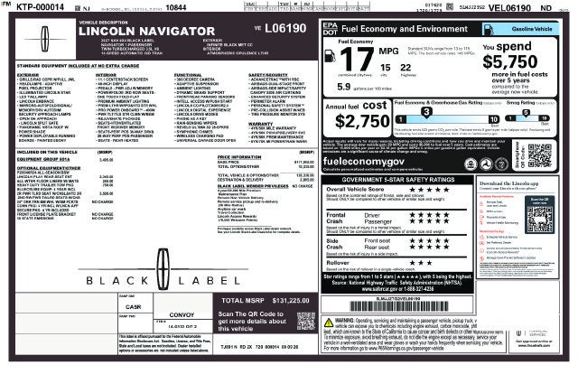 2027 Lincoln Navigator Black Label