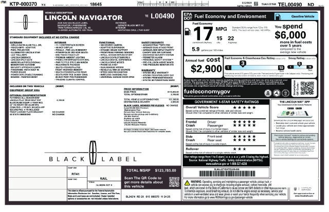 2026 Lincoln Navigator Black Label