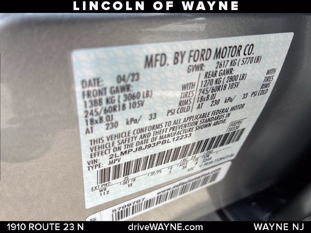 2023 Lincoln Nautilus Standard