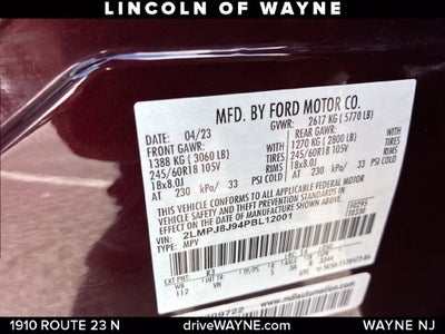 2023 Lincoln Nautilus Standard