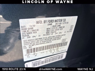 2022 Lincoln Nautilus Reserve