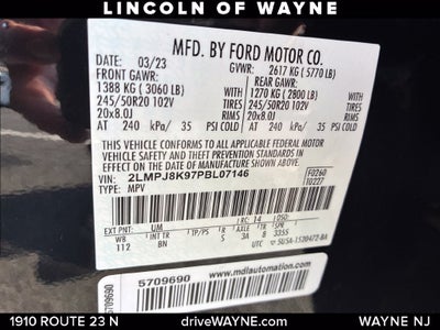 2023 Lincoln Nautilus Reserve