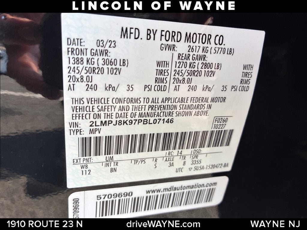 2023 Lincoln Nautilus Reserve