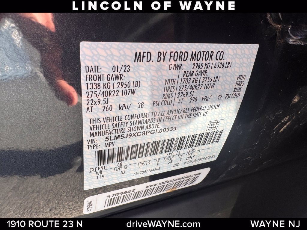 2023 Lincoln Aviator Black Label Premium