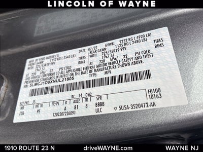 2022 Lincoln Corsair Standard