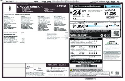 2023 Lincoln Corsair Standard