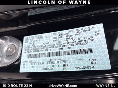 2022 Lincoln Corsair Reserve