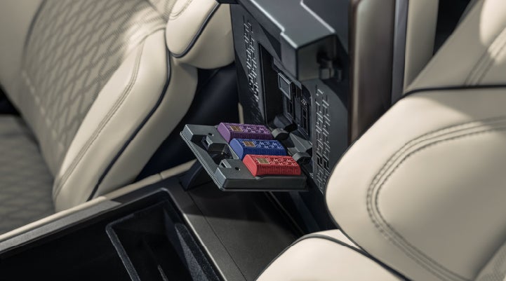 Digital Scent cartridges are shown in the diffuser located in the center arm rest. | Lincoln of Wayne in Wayne NJ
