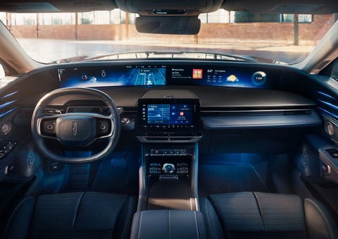 The panoramic display is shown in a 2025 Lincoln Nautilus® SUV. | Lincoln of Wayne in Wayne NJ