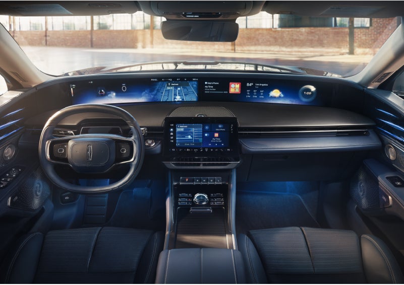 The panoramic display is shown in a 2026 Lincoln Nautilus® SUV. | Lincoln of Wayne in Wayne NJ