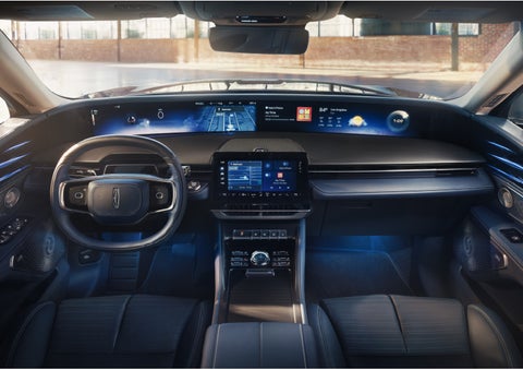 The panoramic display is shown in a 2026 Lincoln Nautilus® SUV. | Lincoln of Wayne in Wayne NJ