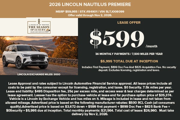 2026 Lincoln Nautilus Premiere