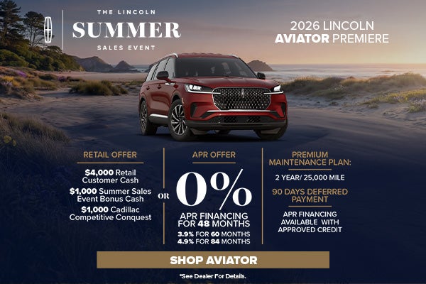 Lincoln Aviator Finance Offer