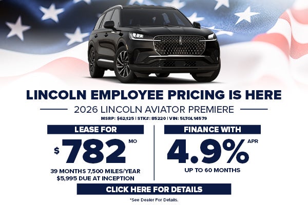 Lincoln Employee Pricing 