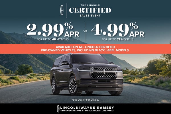 Lincoln CPO Sales Event