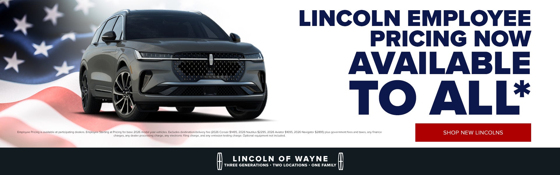 Lincoln Employee Pricing