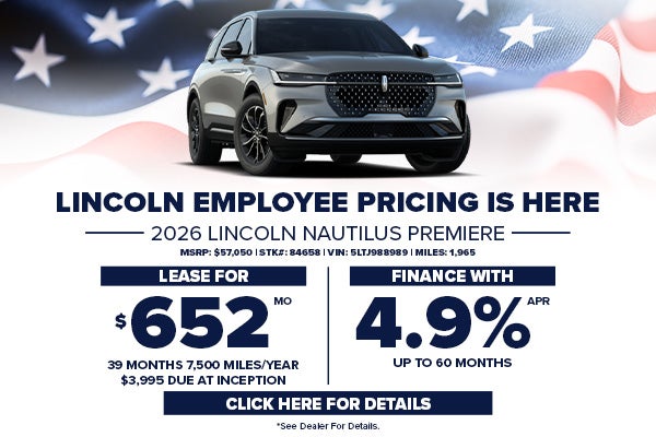 Lincoln Employee Pricing 