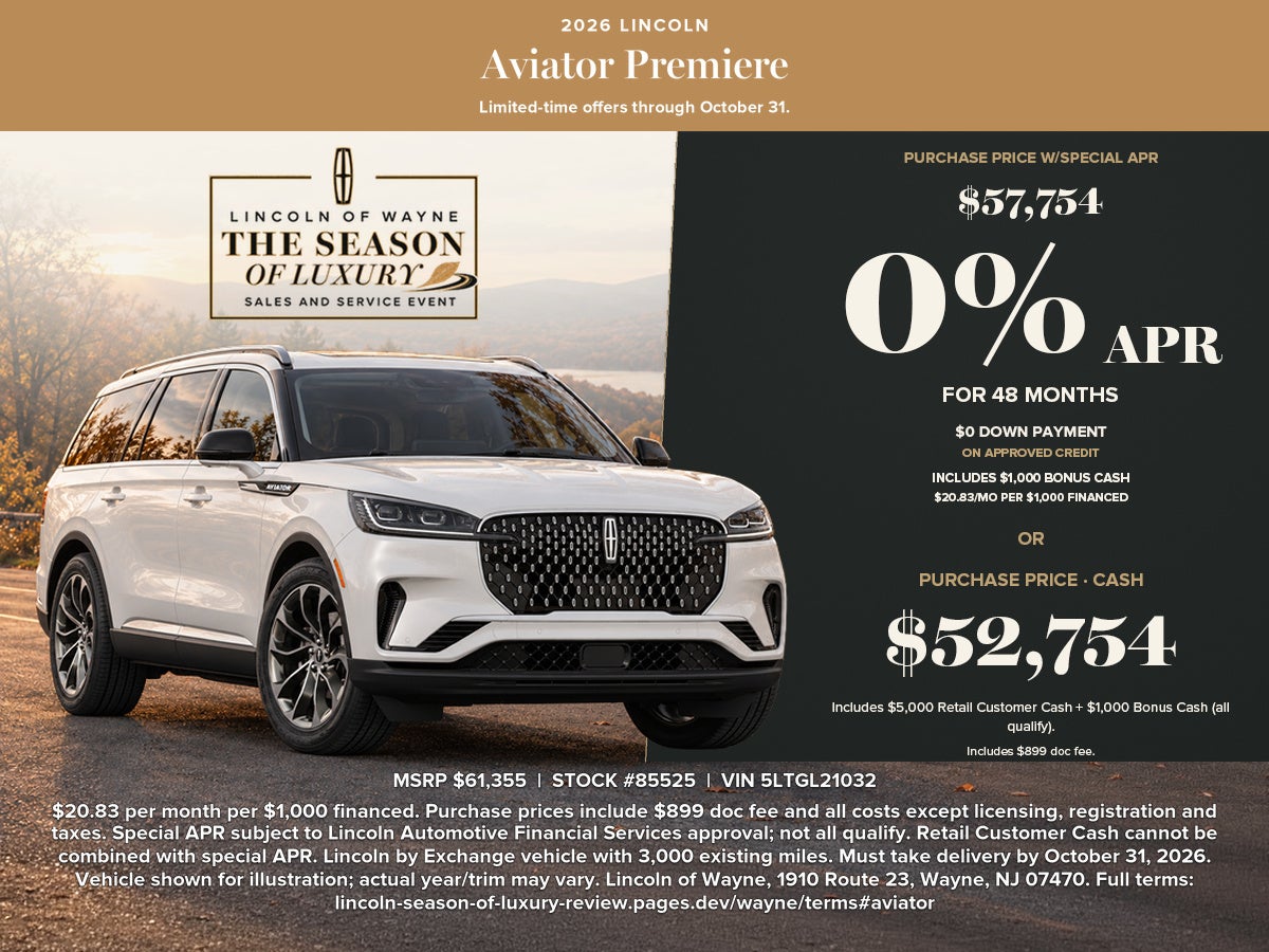 2026 Lincoln Aviator Premiere