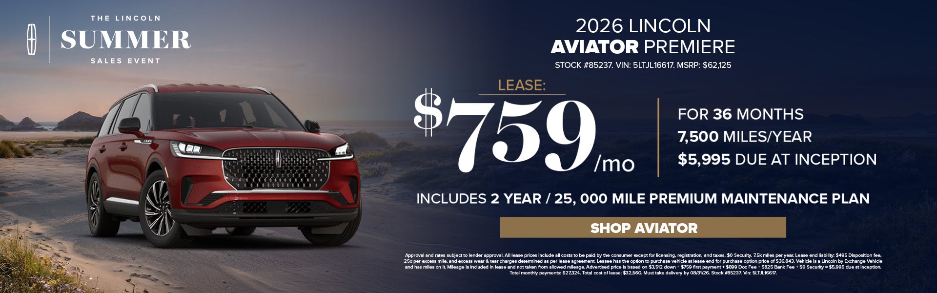 Summer Sales Event Banner