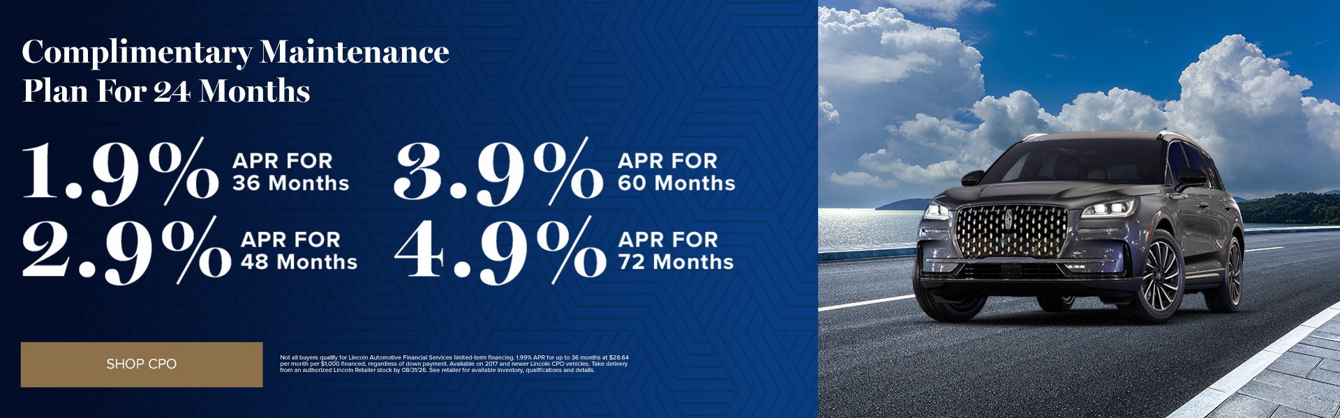 Lincoln CPO Specials Offers