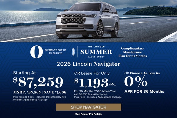 August Specials Offers - Navigator